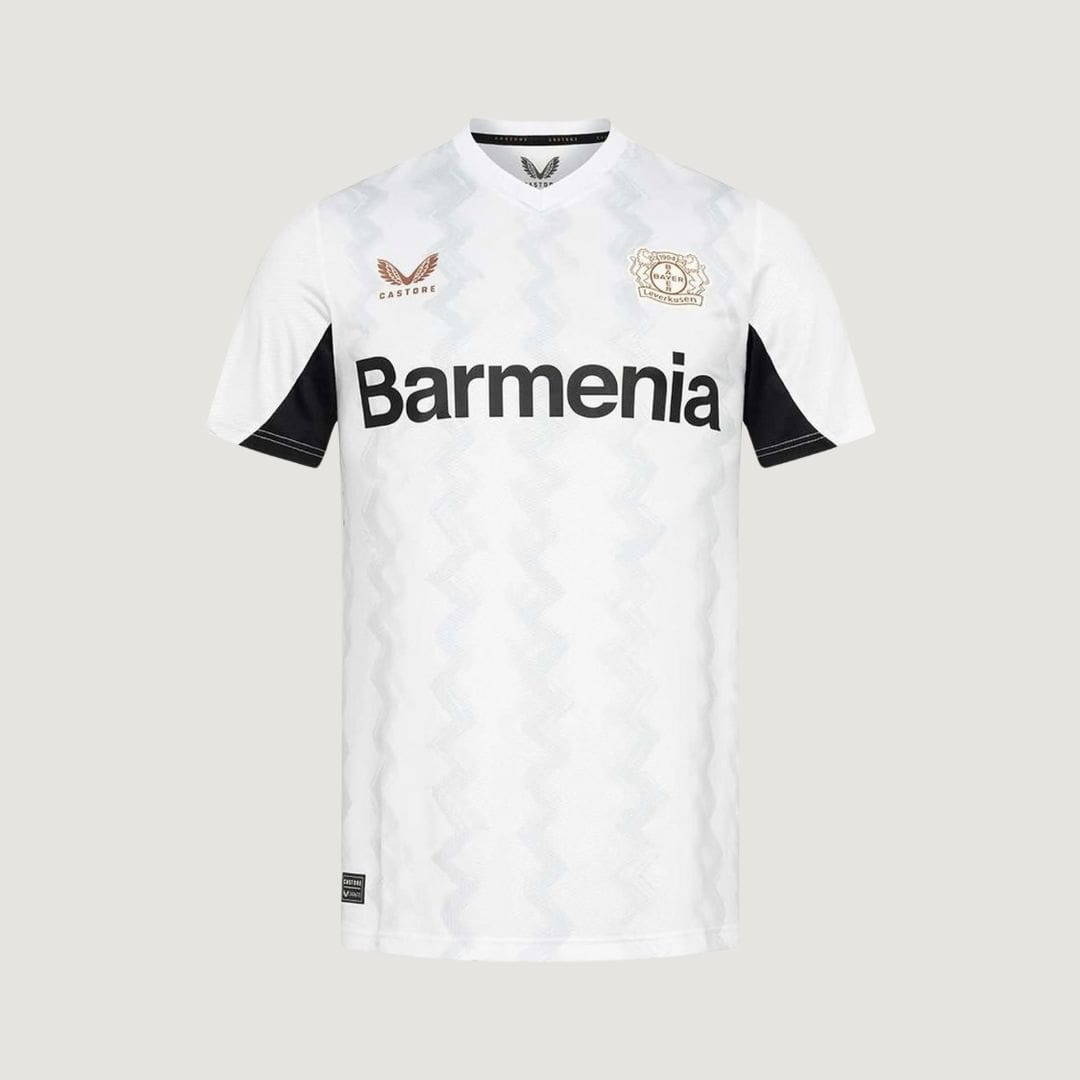 Bayer 04 Leverkusen - Maillot Extérieur 24/25 - Blanc, Noir