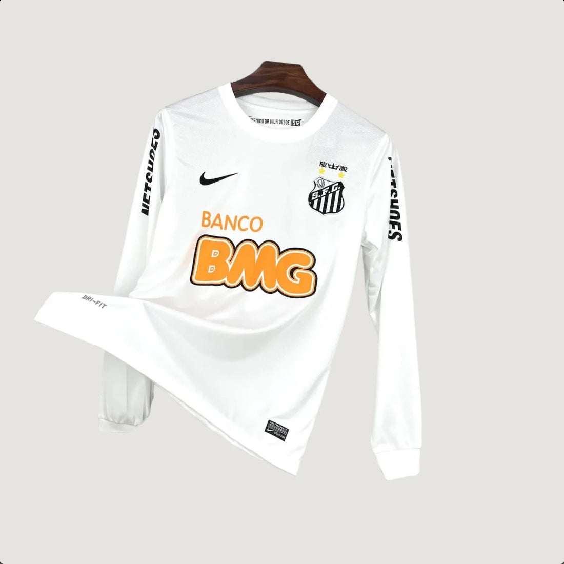 Santos – Maillot Rétro 2011/12 Manches Longues – Blanc