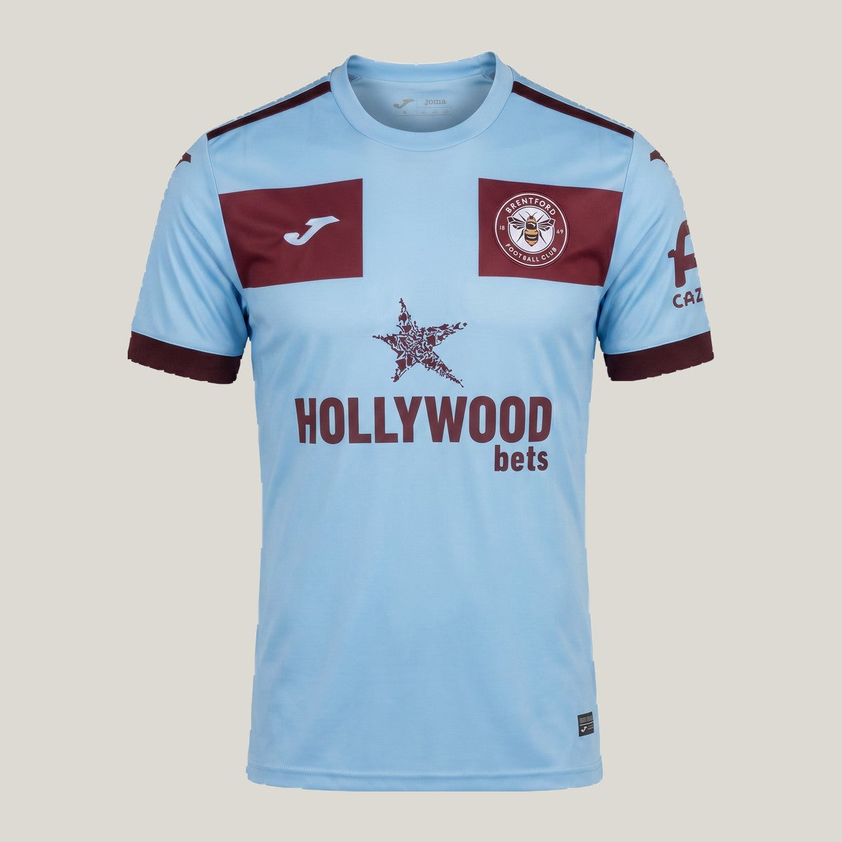 Brentford – Maillot Third 26/27 – Bleu ciel, Gris clair, Bordeaux
