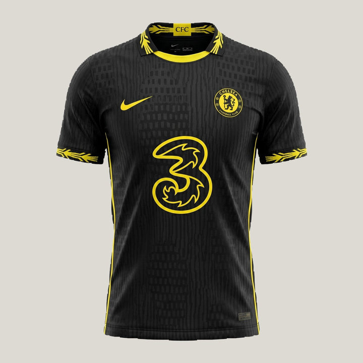 Chelsea – Maillot Extérieur 26/27 – Noir, Jaune