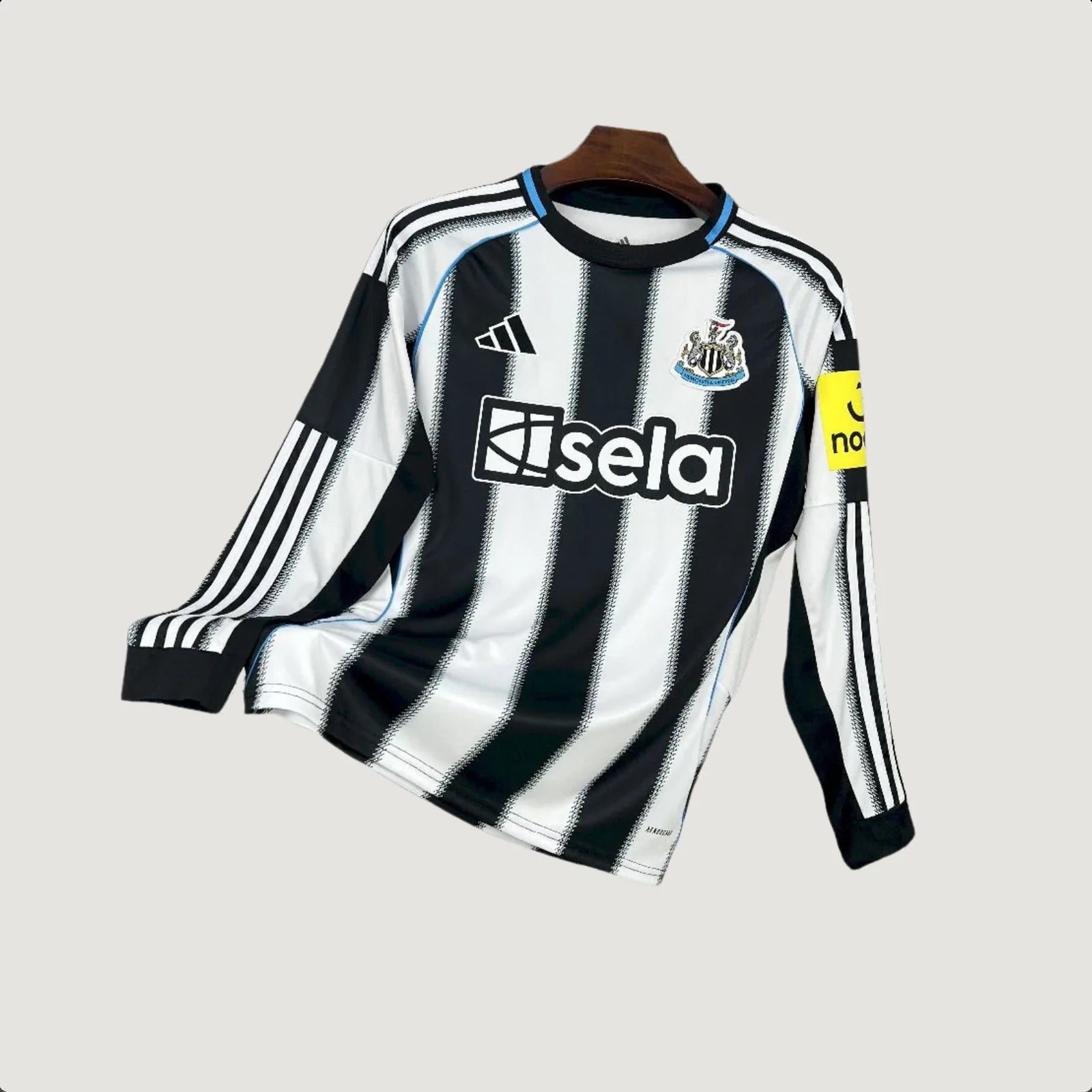 Newcastle – Maillot Domicile 25/26 Manches Longues – Noir, Blanc