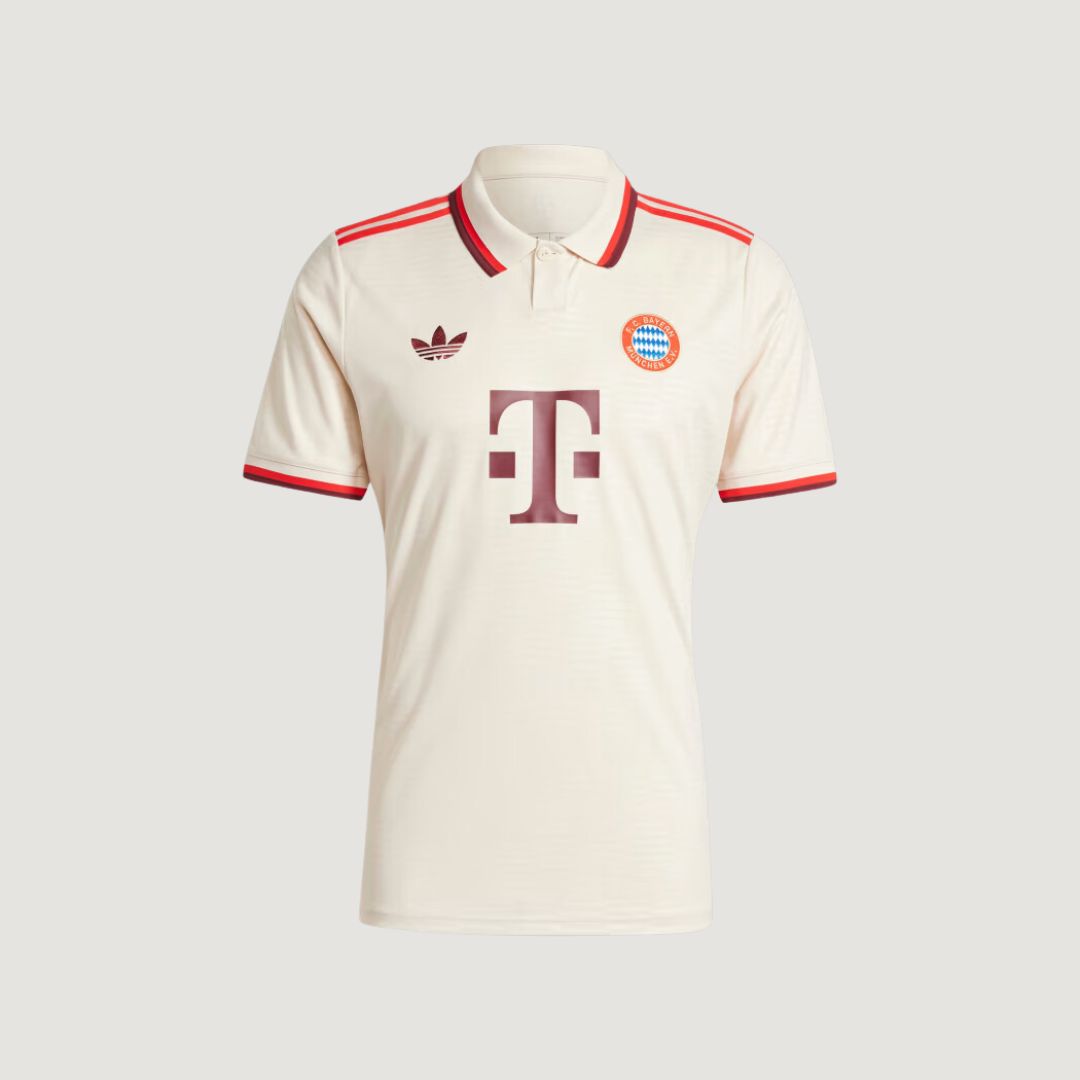FC Bayern Munich - Maillot third 24/25 - Crème, Rouge
