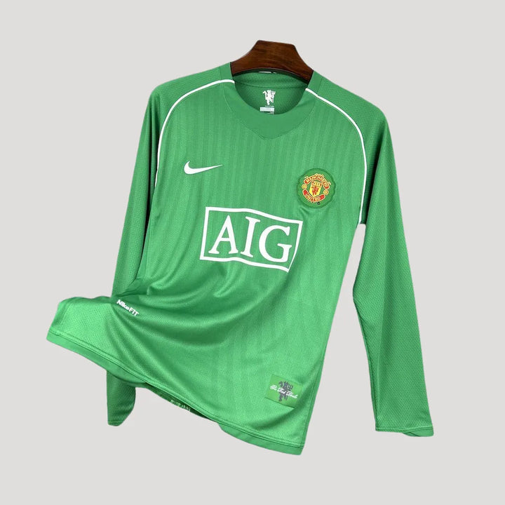 Manchester United – Manches Longues Retro 2007/08 – Vert