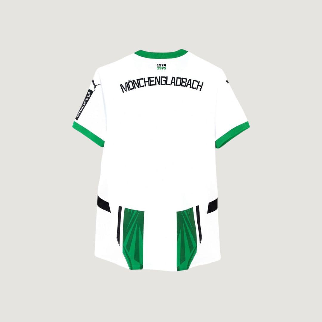 Borussia Mönchengladbach - Maillot Domicile 2425 - Blanc, Vert
