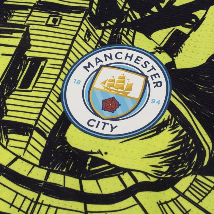 Manchester City – Maillot Concept – Jaune, Noir