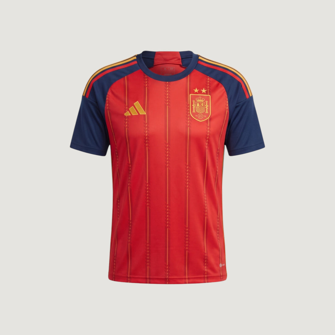 Espagne – Maillot Domicile Coupe Du Monde 2 étoiles (CDM) 2026 – Rouge, Bleu Marine
