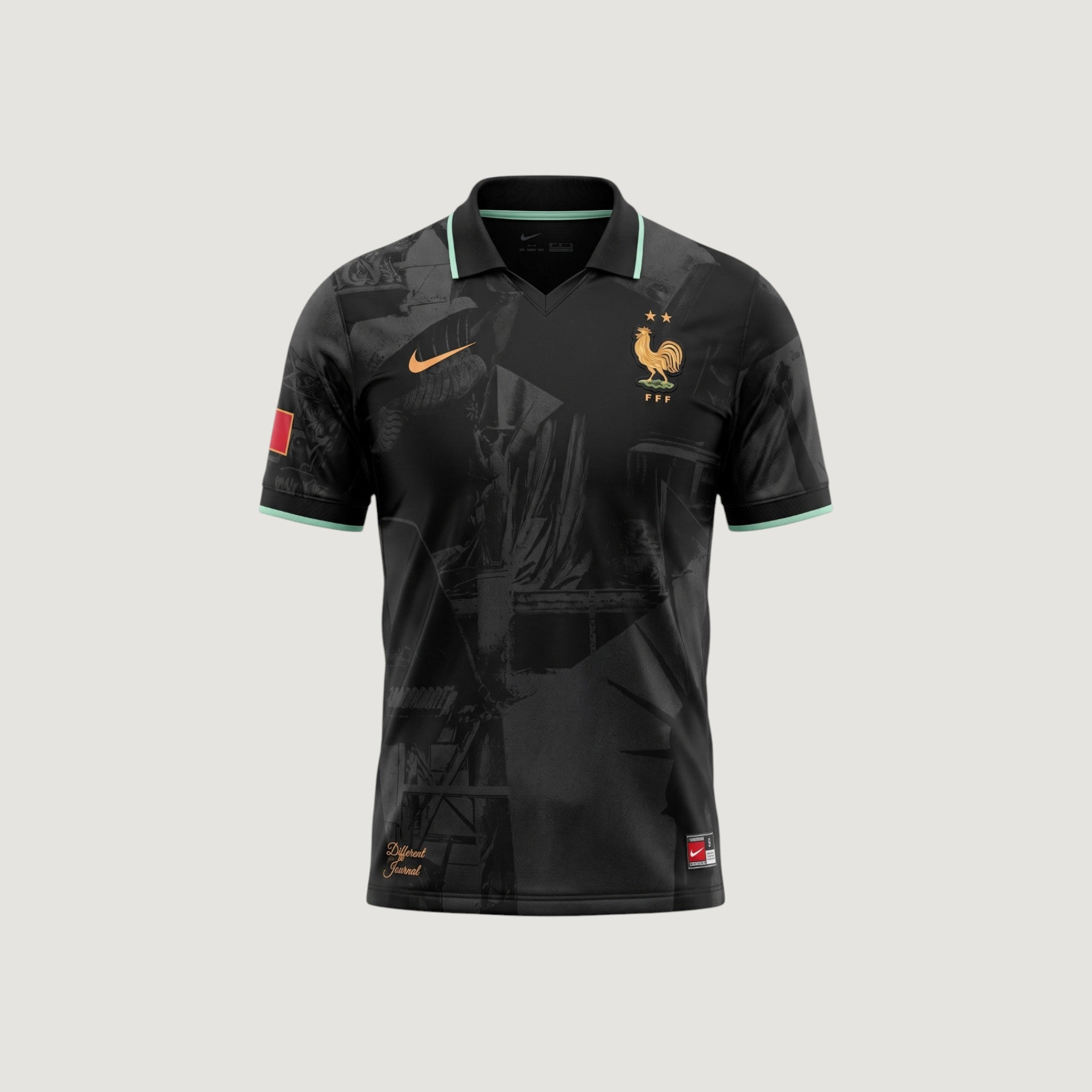 France – Maillot Extérieur Coupe Du Monde (CDM) 2026 – Noir, Or