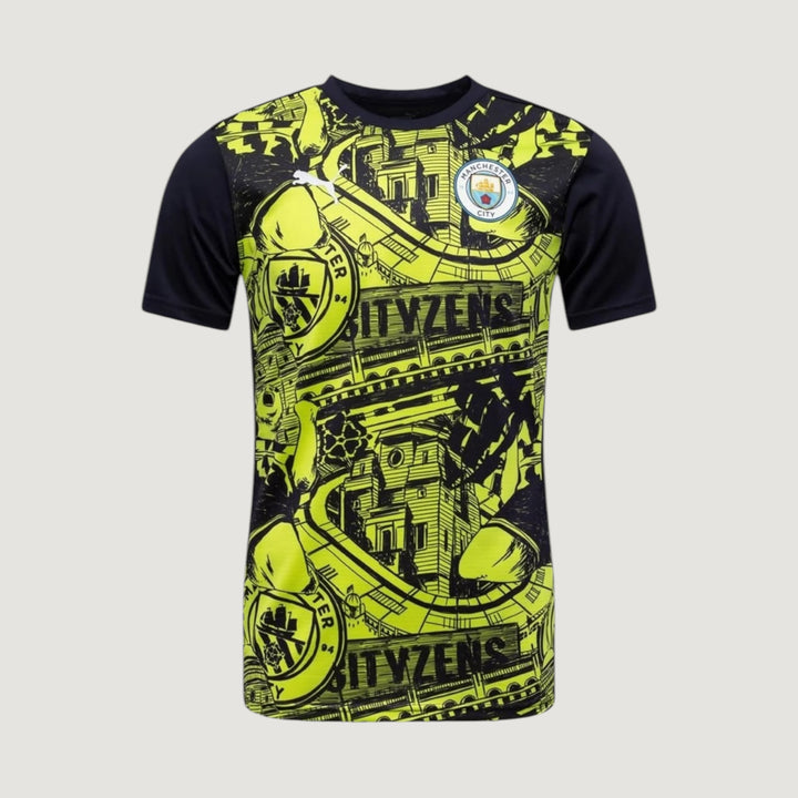 Manchester City – Maillot Concept – Jaune, Noir