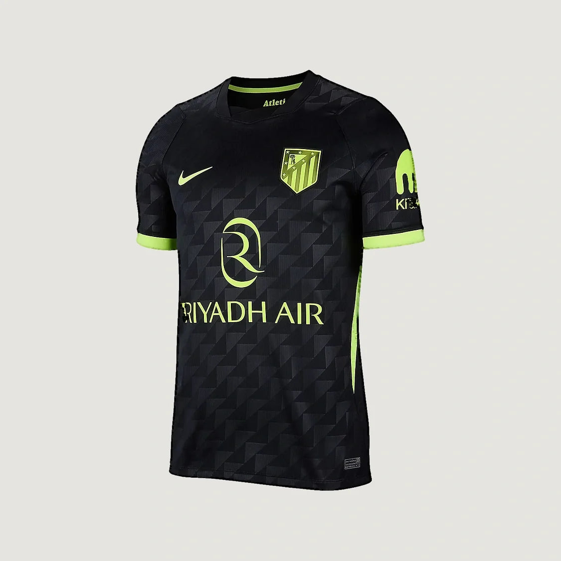 Atlético Madrid – Maillot Extérieur 2026/27 – Noir, Vert fluo