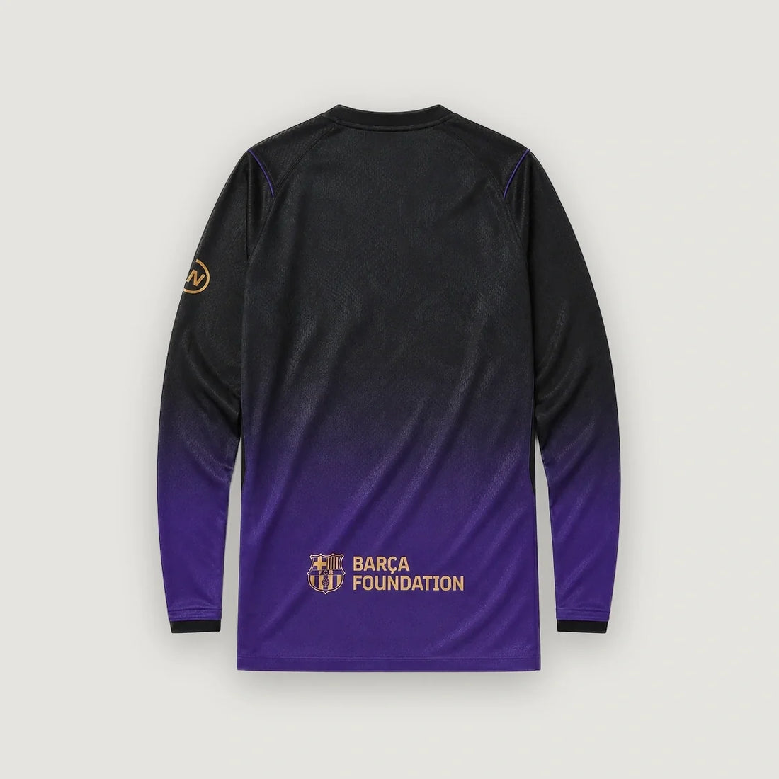 FC Barcelone – Maillot Extérieur Manches Longues 2026/27 – Noir, Violet & Or