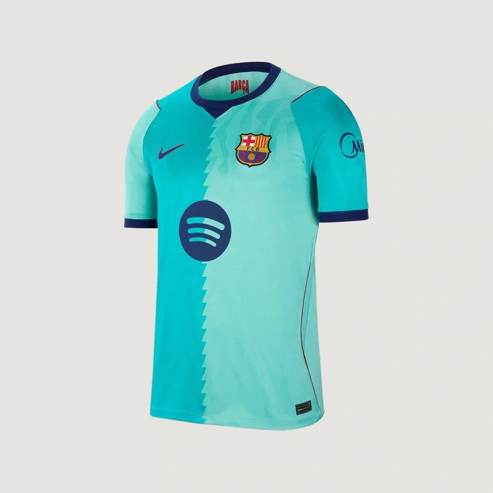 FC Barcelone – Maillot Third 2026/27 – Vert menthe, Bleu marine