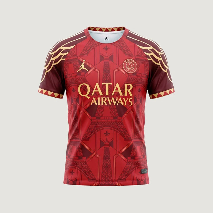 Paris Saint-Germain – Maillot Concept 2026-27 – Rouge, Bordeaux, Or