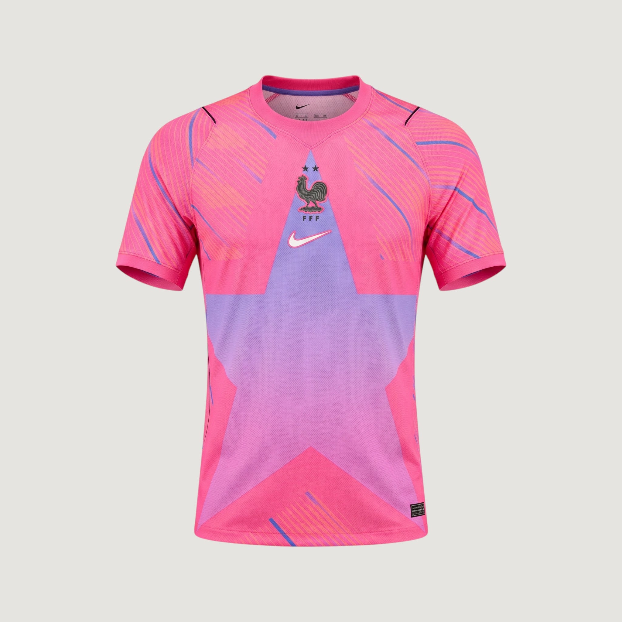 France – Maillot Concept Étoile 25/26 – Rose & Mauve