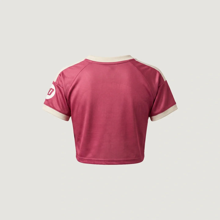 Real Madrid – Crop Top Third 2026/27 – Rose, Crème