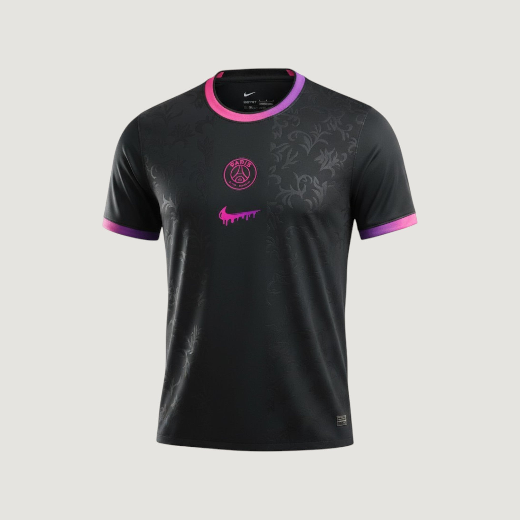 Paris Saint Germain ( PSG ) - Maillot Concept - Noir, Violet, Rose