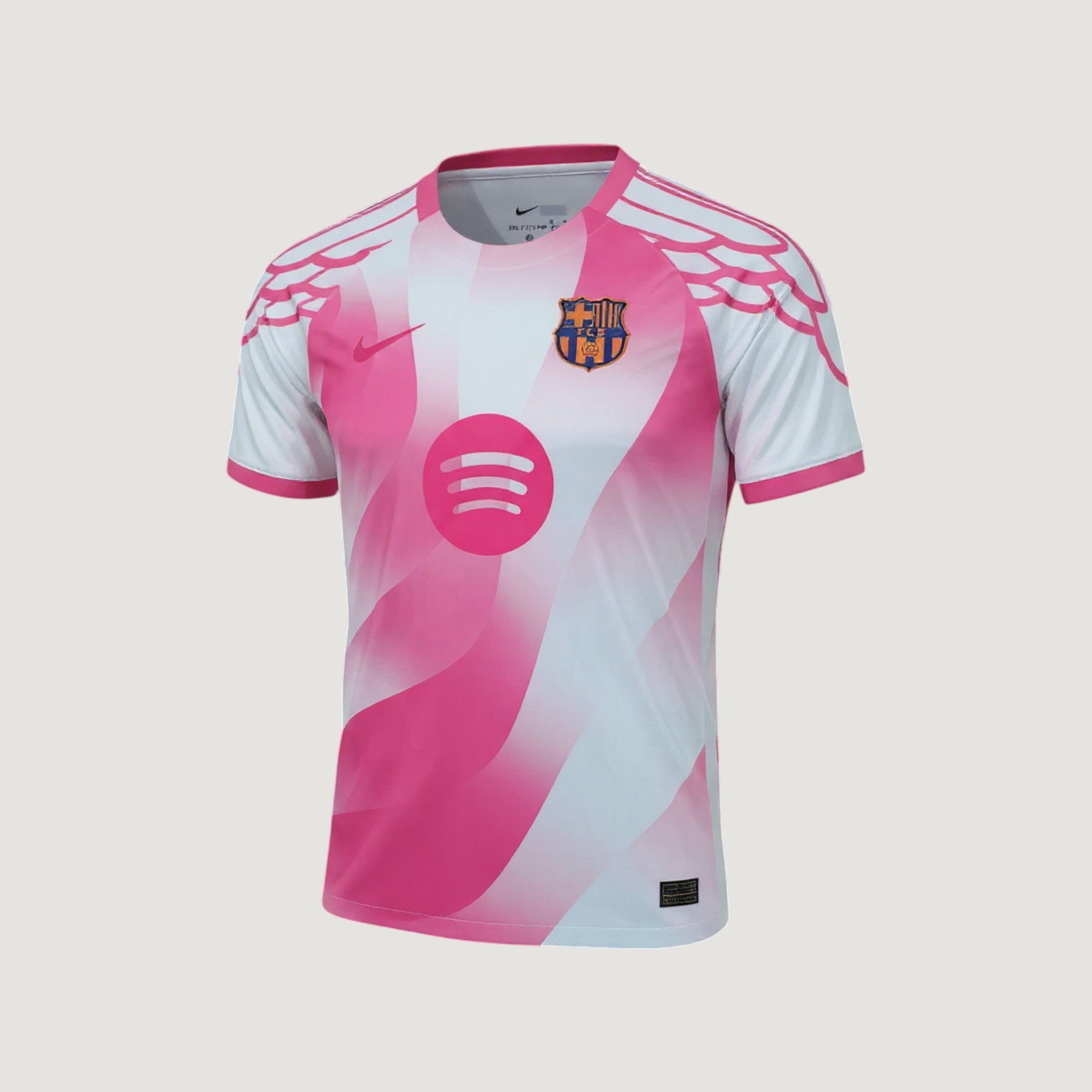 FC Barcelone – Maillot Third 25/26 – Blanc & Rose