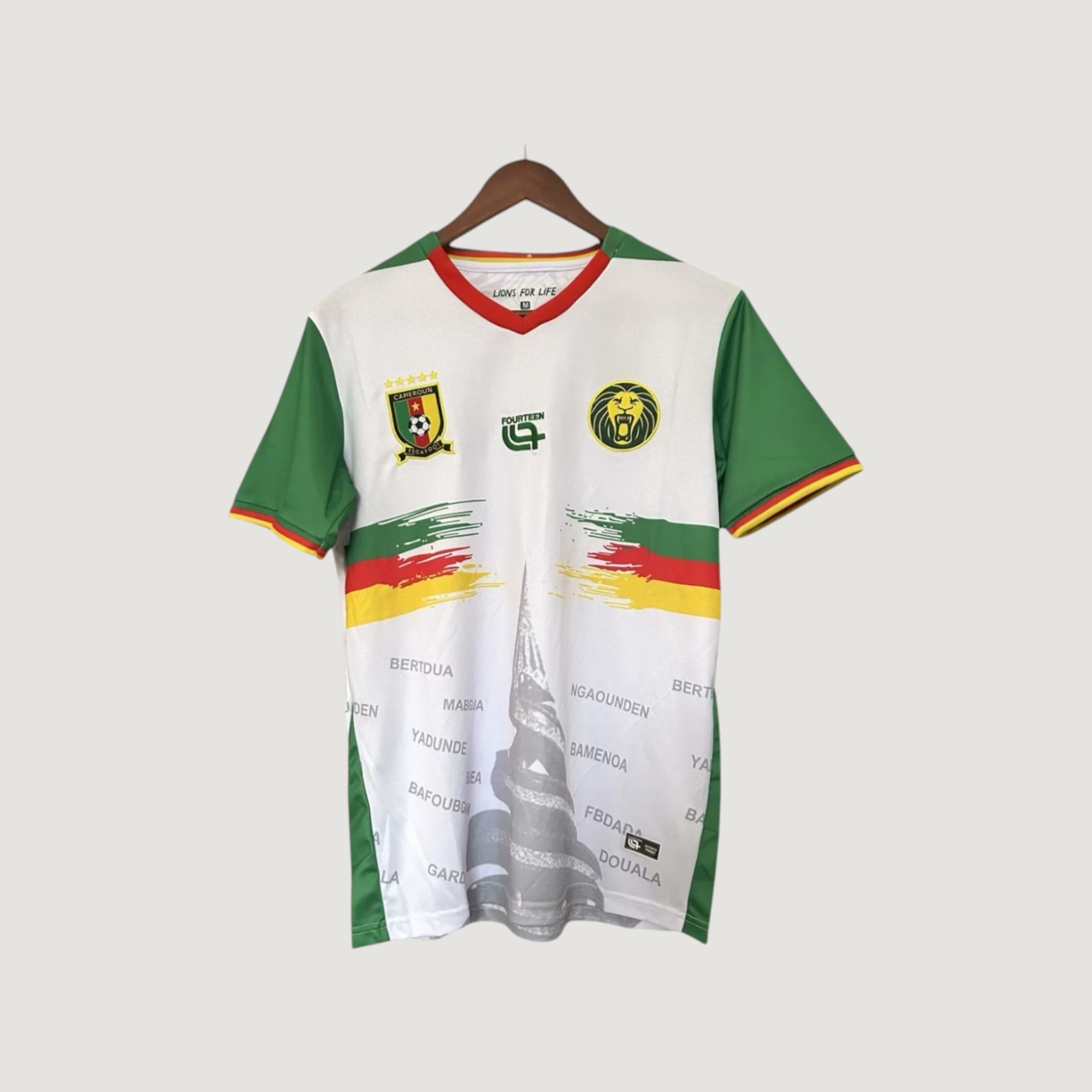 Cameroun – Maillot Domicile 25/26 - Blanc