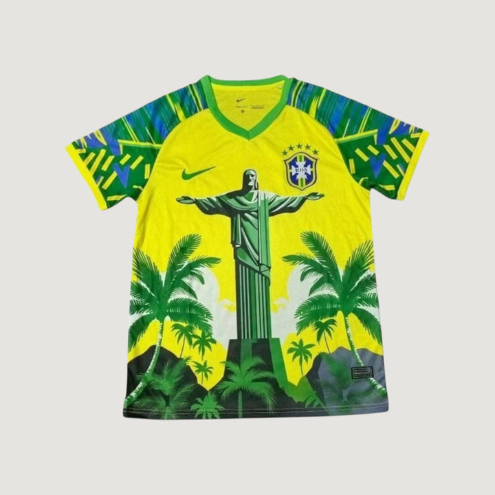 BRÉSIL – MAILLOT CONCEPT 25/26 – JAUNE & VERT