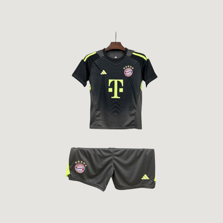 Bayern Munich – Maillot Enfant Third 25/26 – Noir & Jaune