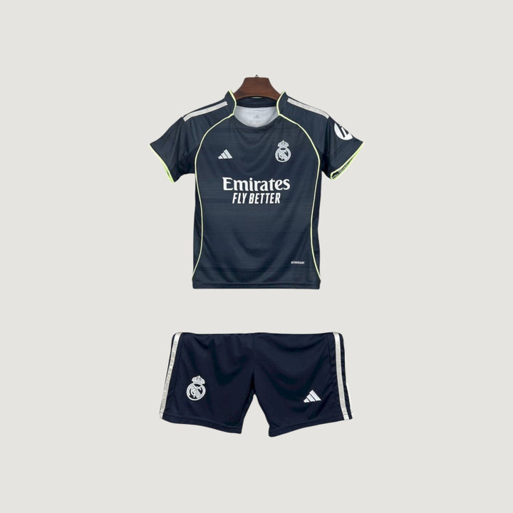 Real Madrid – Ensemble Extérieur 25/26 Enfant – Noir