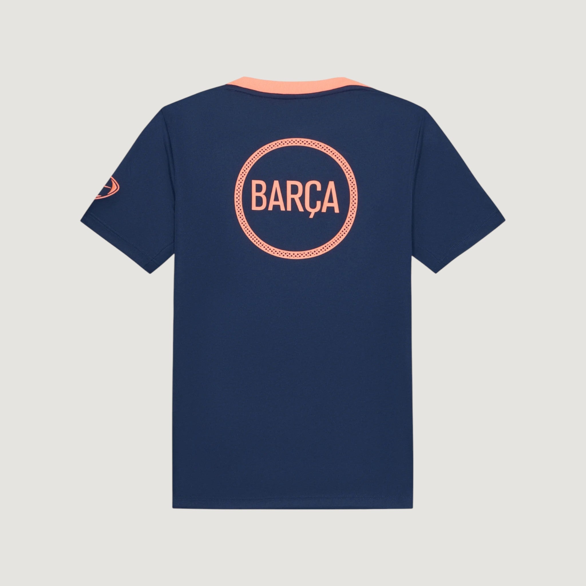 FC Barcelone – Maillot Pré-Match 25/26 – Bleu Marine & Orange