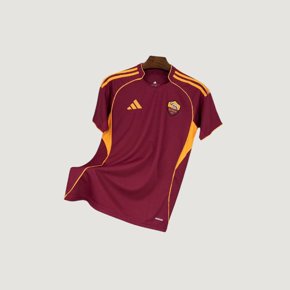 AS Roma – Maillot Domicile 25/26 – Bordeaux & Jaune