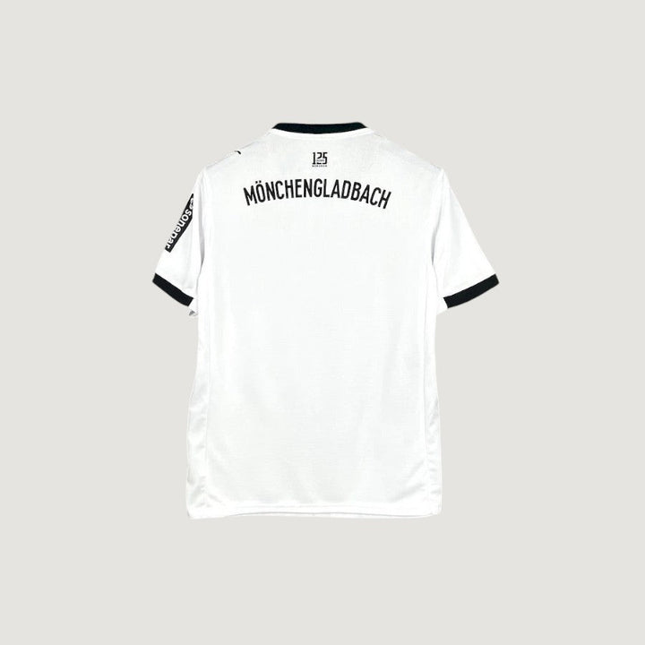 Borussia Mönchengladbach – Maillot Domicile 25/26 (Édition 125 ans) – Blanc & Noir