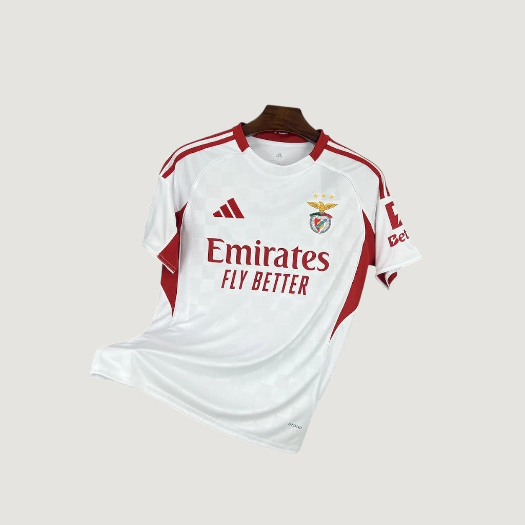 Benfica – Maillot Domicile 25/26 – Blanc & Rouge