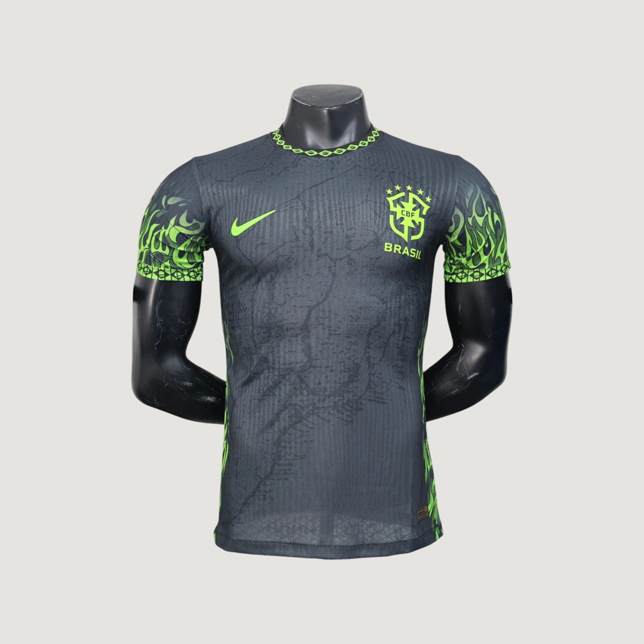 Brésil – Maillot Concept 25/26 (PRO) – Noir & Vert