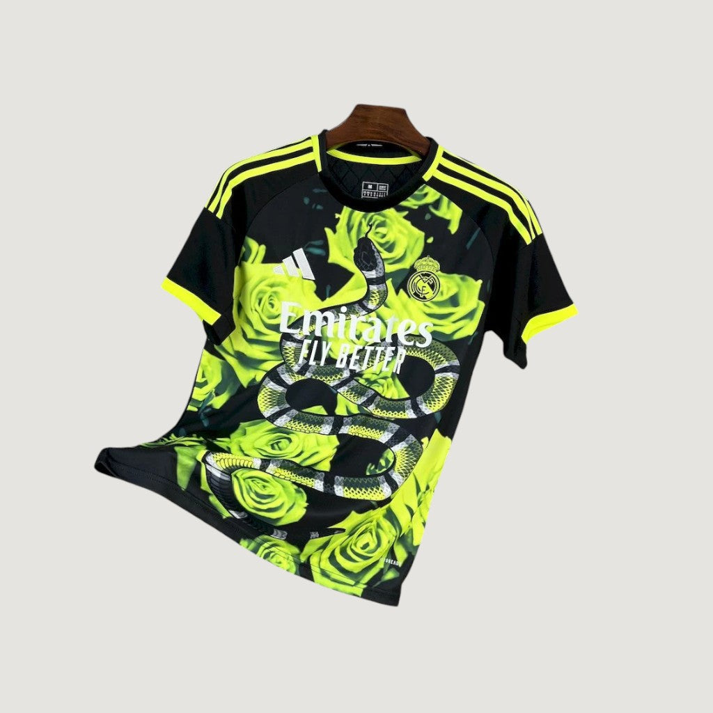 Real Madrid – Maillot Concept 25/26 – Noir & Jaune Fluo