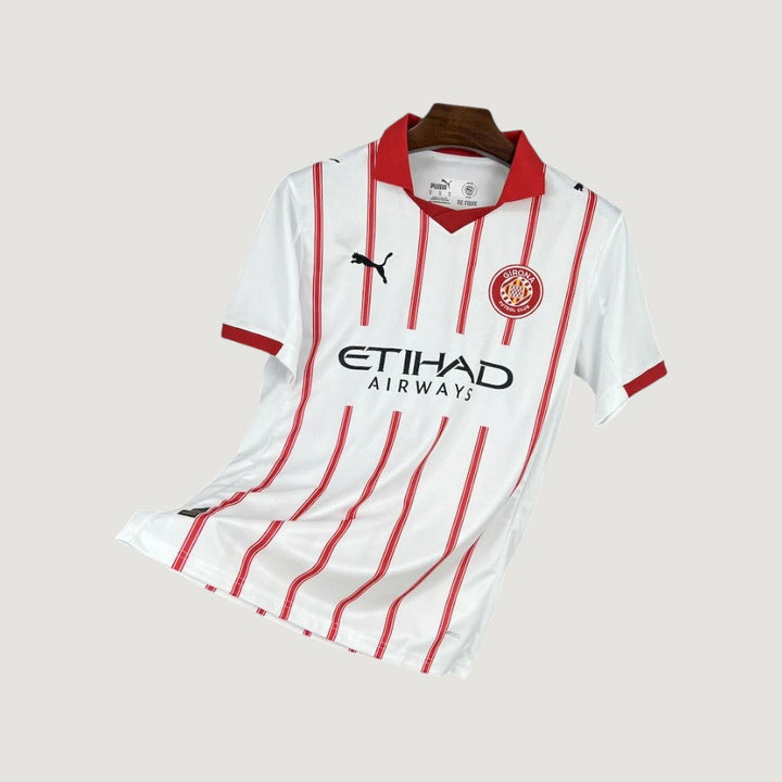 Girona FC – Maillot Extérieur 25/26 – Blanc & Rouge