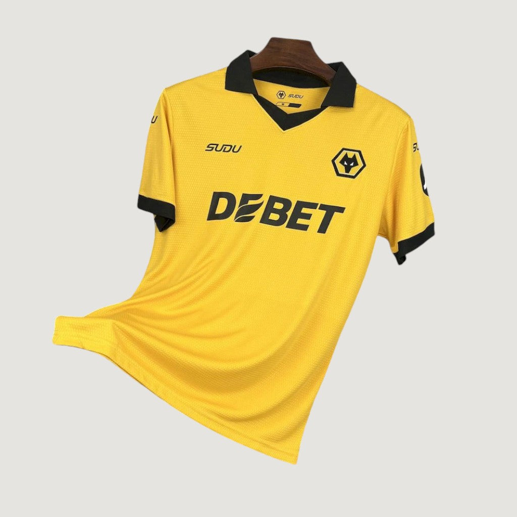 Wolverhampton – Maillot Domicile 25/26 – Jaune & Noir