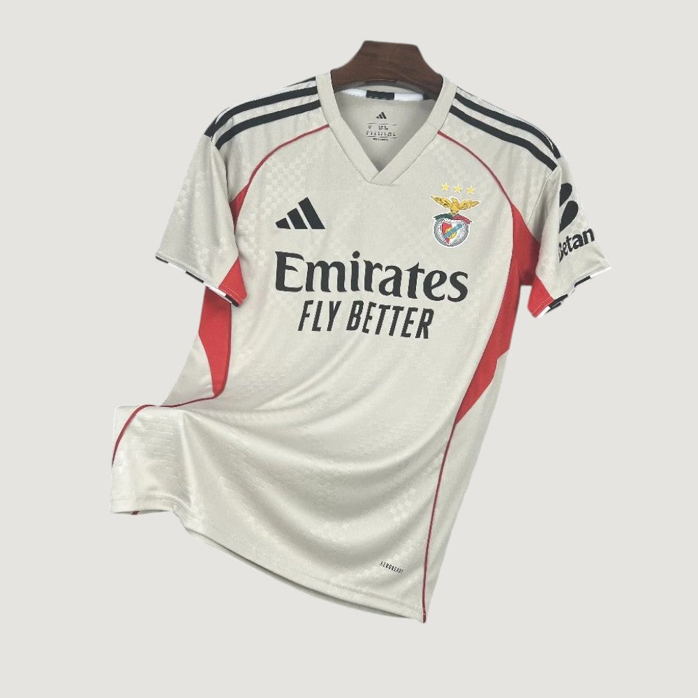 Benfica – Maillot Domicile 25/26 – Blanc & Rouge