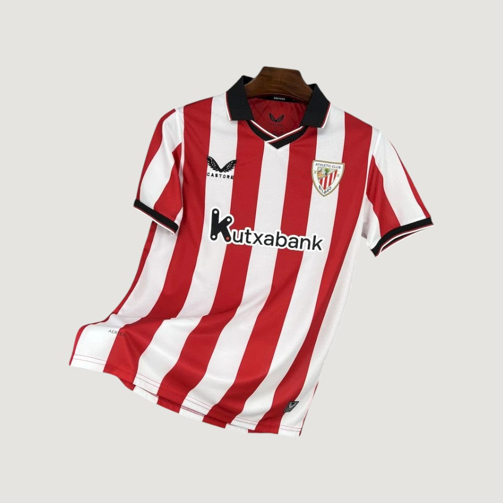 Athletic Bilbao – Maillot Domicile 25/26 – Rouge & Blanc