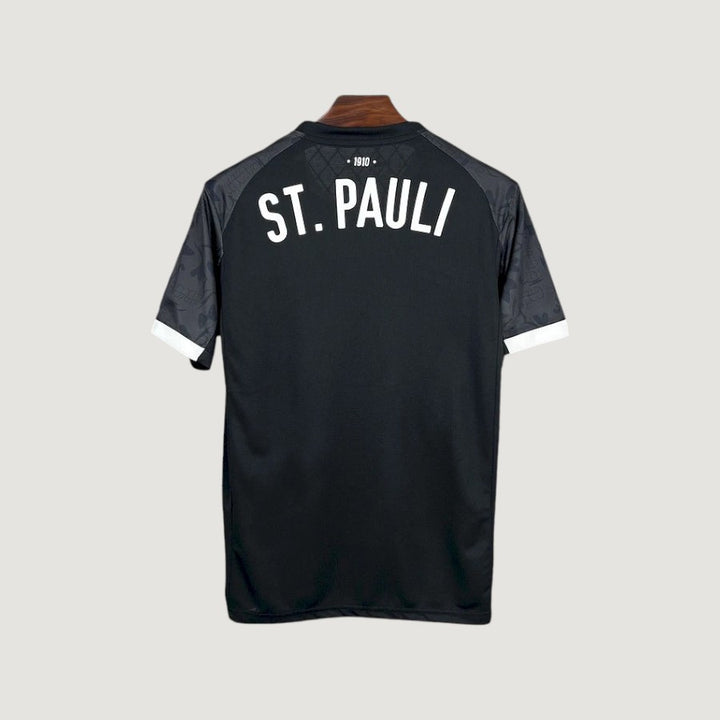 FC St. Pauli – Maillot Domicile 25/26 – Noir & Blanc