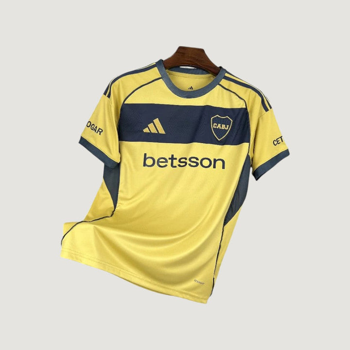 Boca Juniors – Maillot Extérieur 25/26 – Jaune & Noir