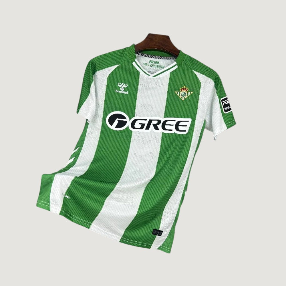 Real Betis – Maillot Domicile 25/26 – Vert & Blanc