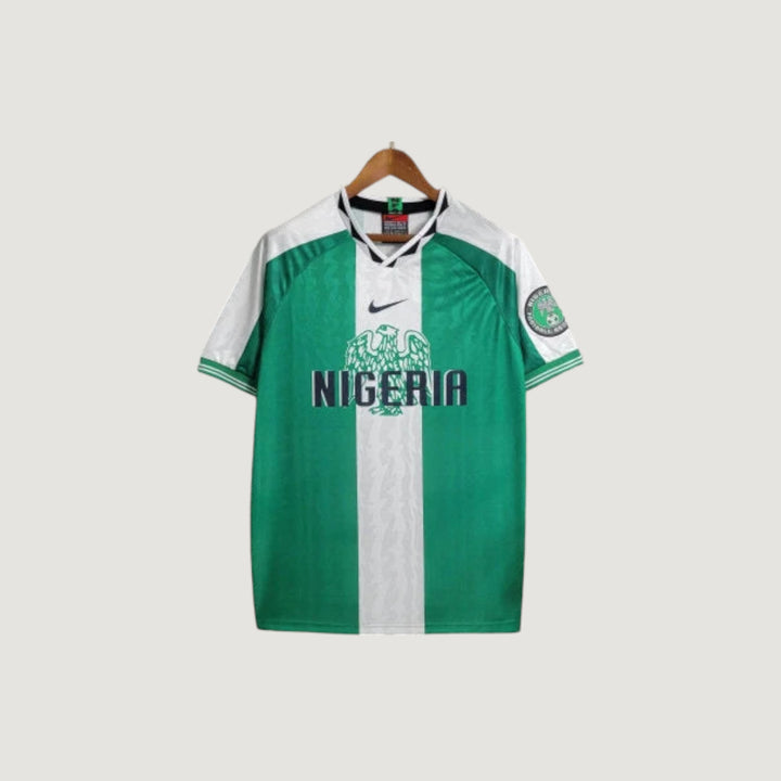 Nigéria – Maillot Rétro 1996 – Vert & Blanc