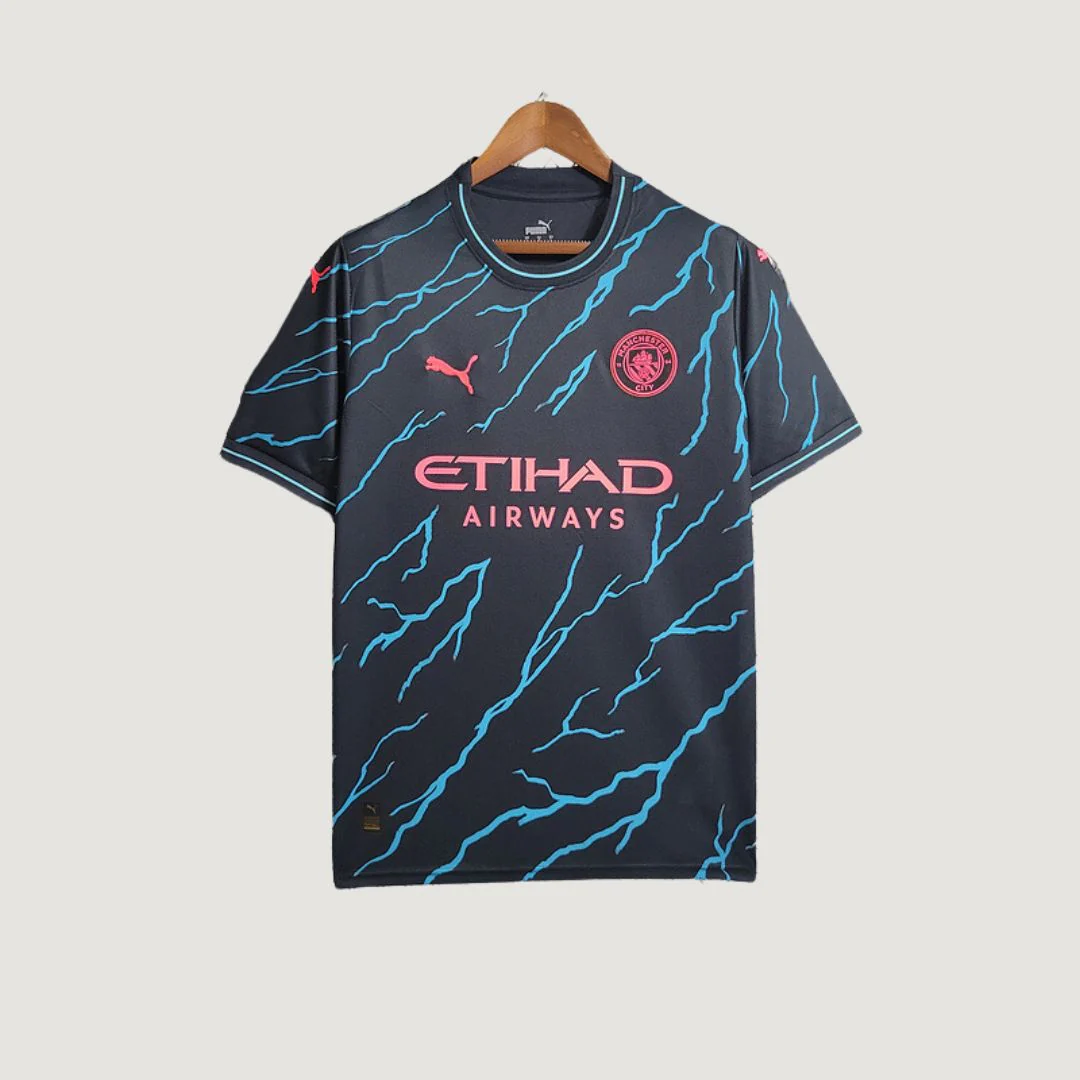 Manchester City - Maillot Extérieur 23/24 - Noir