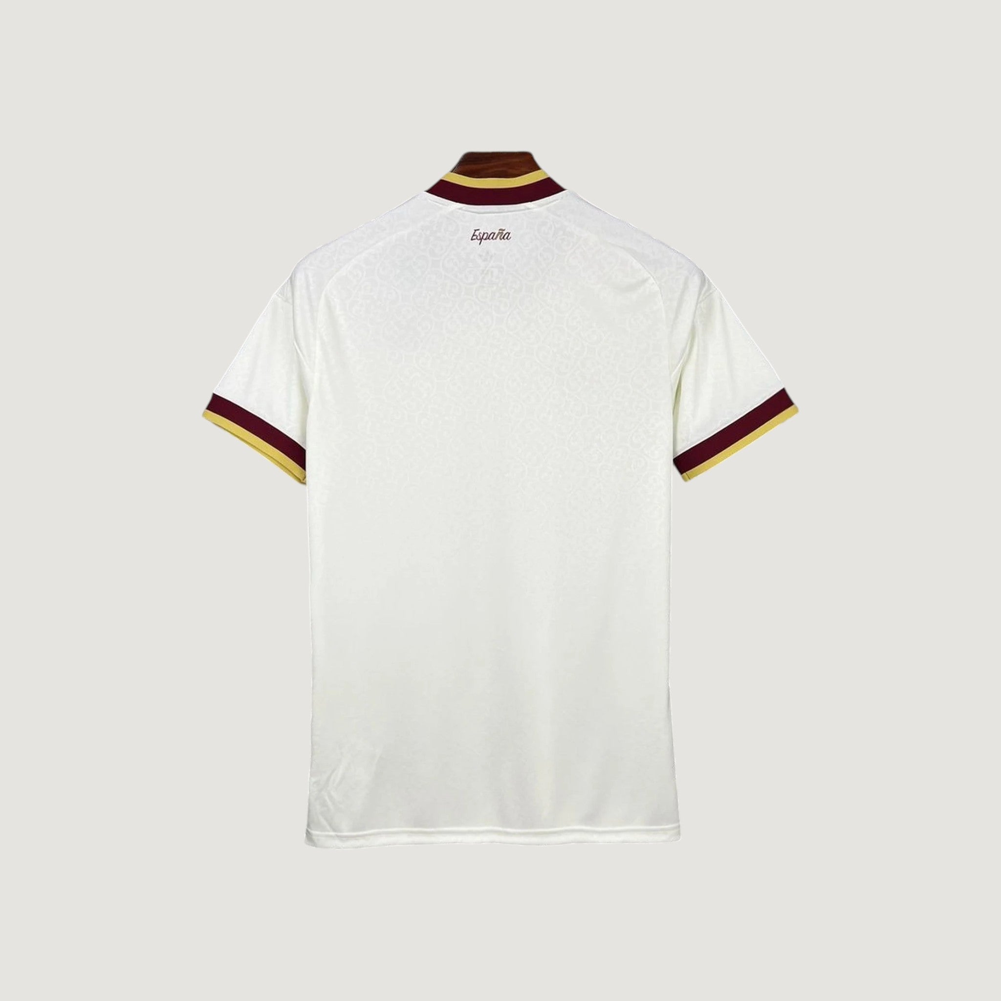 Espagne – Maillot Extérieur Coupe Du Monde 2 étoiles (CDM) 2026 – Blanc, Bordeaux