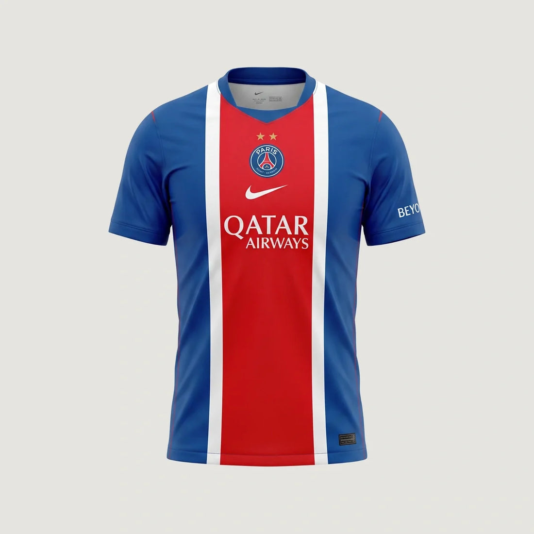 Paris Saint-Germain – Maillot Domicile 2 Étoiles 2026/27 – Bleu, Rouge, Blanc