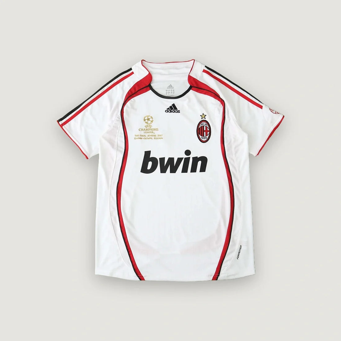 AC Milan – Maillot Rétro Extérieur 2006/07 – Blanc & Rouge