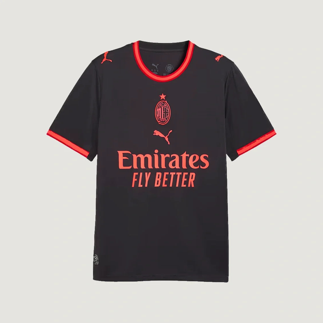 AC Milan – Maillot Third 2026/27 – Noir, Rouge corail