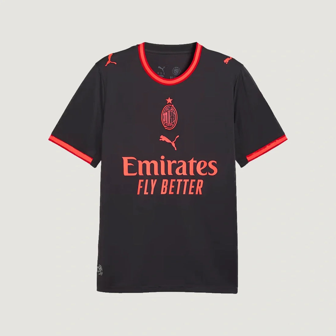 AC Milan – Maillot Third 2026/27 – Noir, Rouge corail