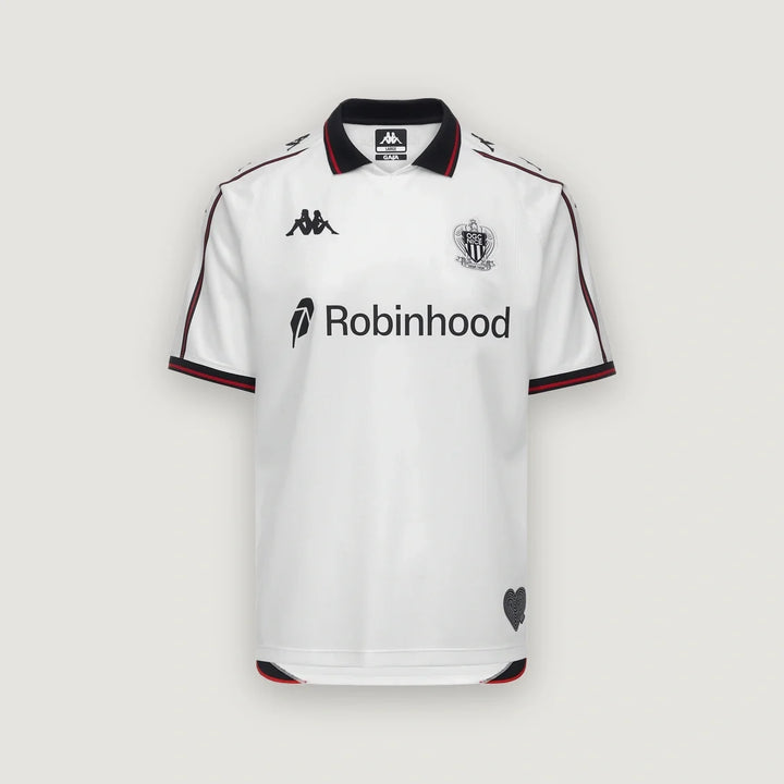 OGC Nice – Maillot Extérieur 2026/27 – Blanc, Noir