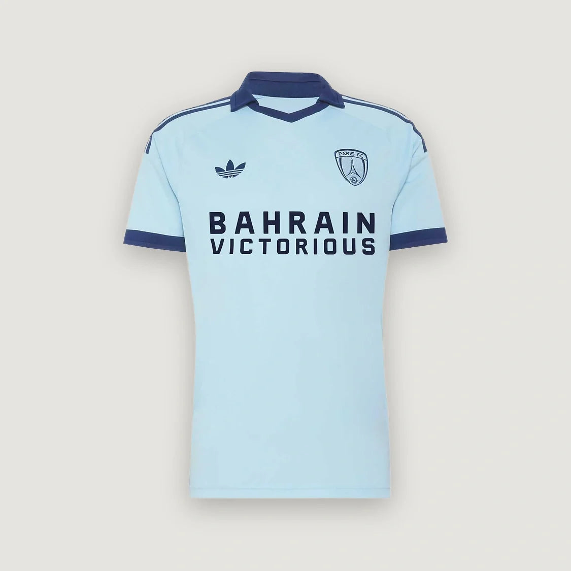 Paris FC – Maillot Extérieur 26/27 – Bleu Ciel & Bleu Marine