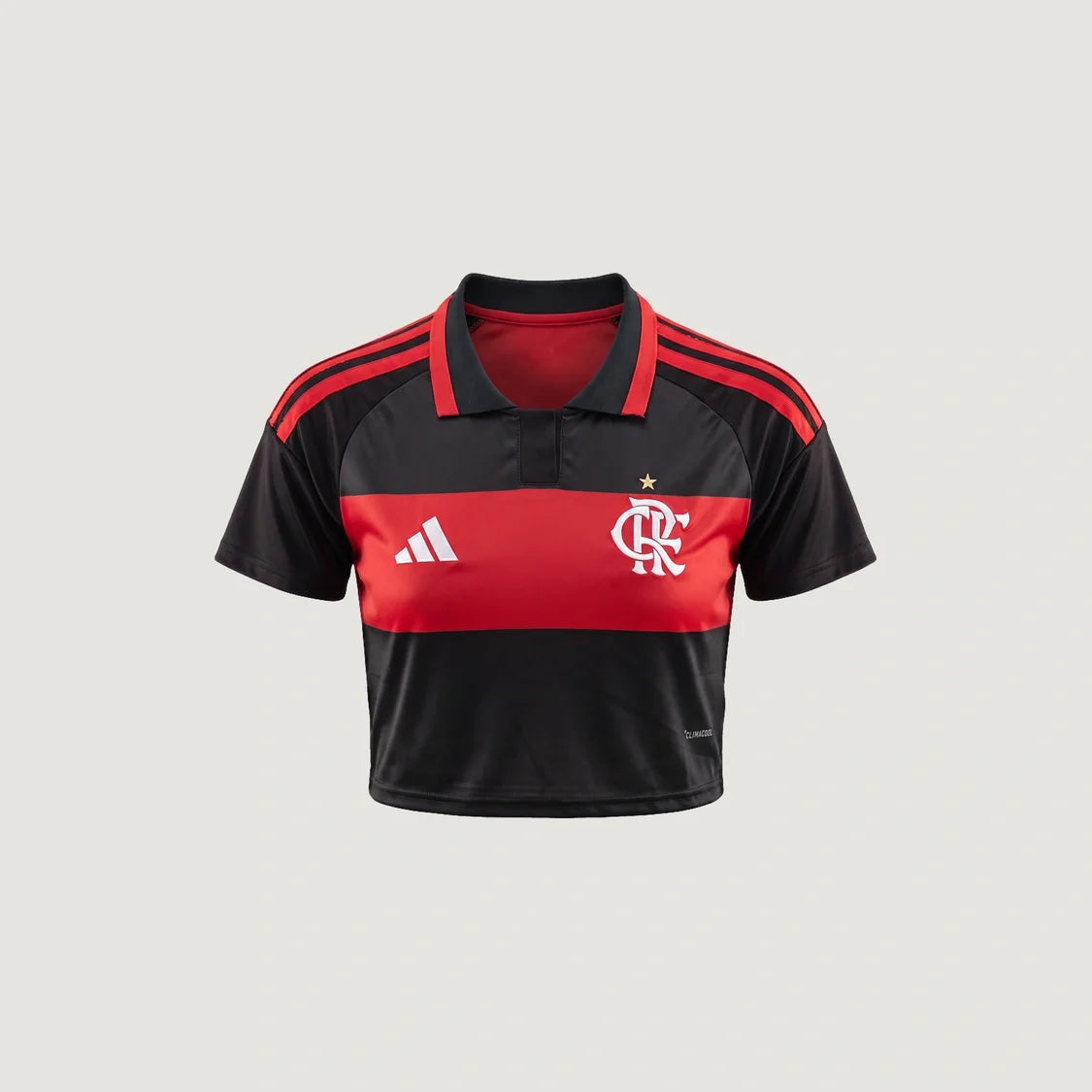 Flamengo – Crop Top Domicile 2026/27 – Rouge, Noir