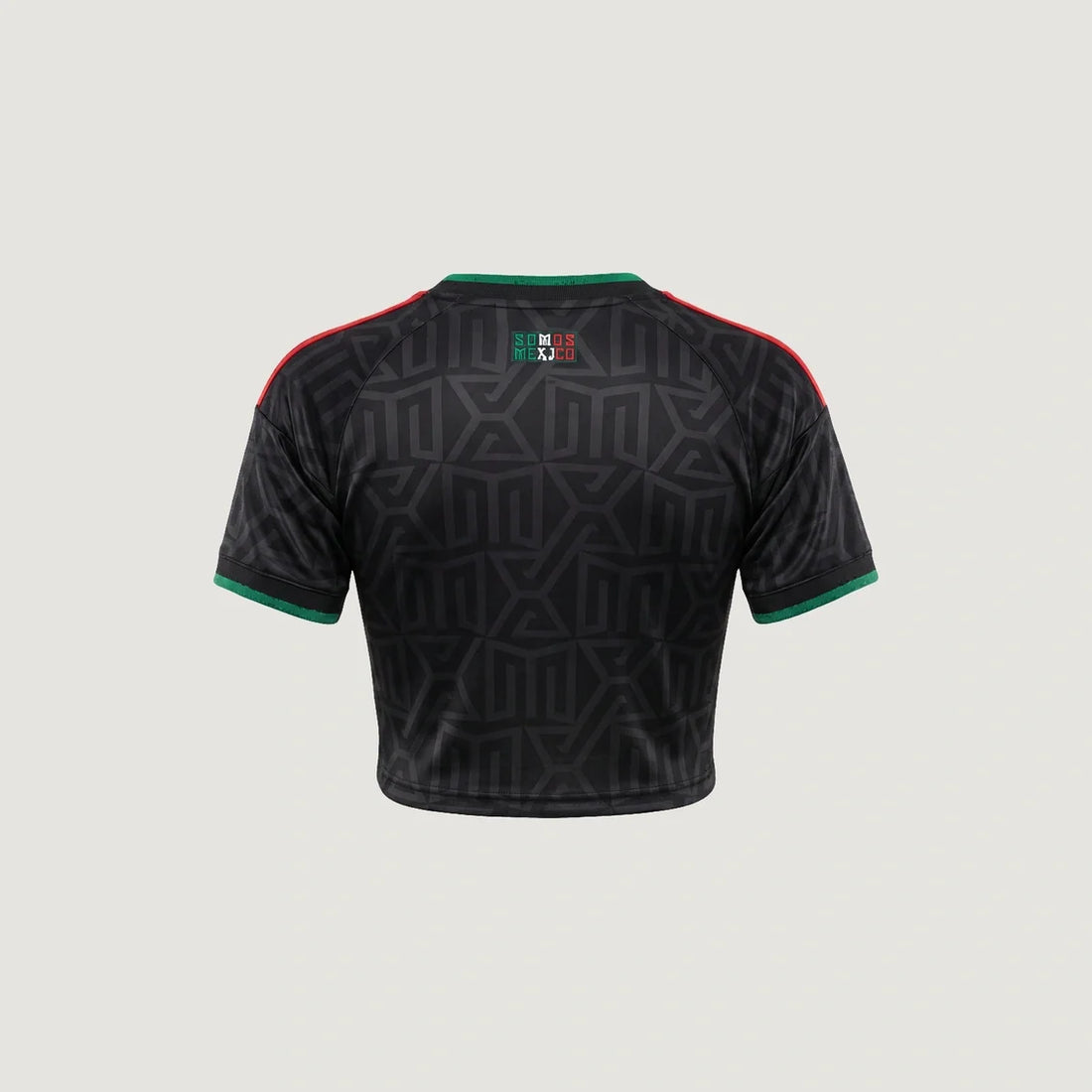 Mexique – Crop Top Third 2026 – Noir, Vert, Rouge