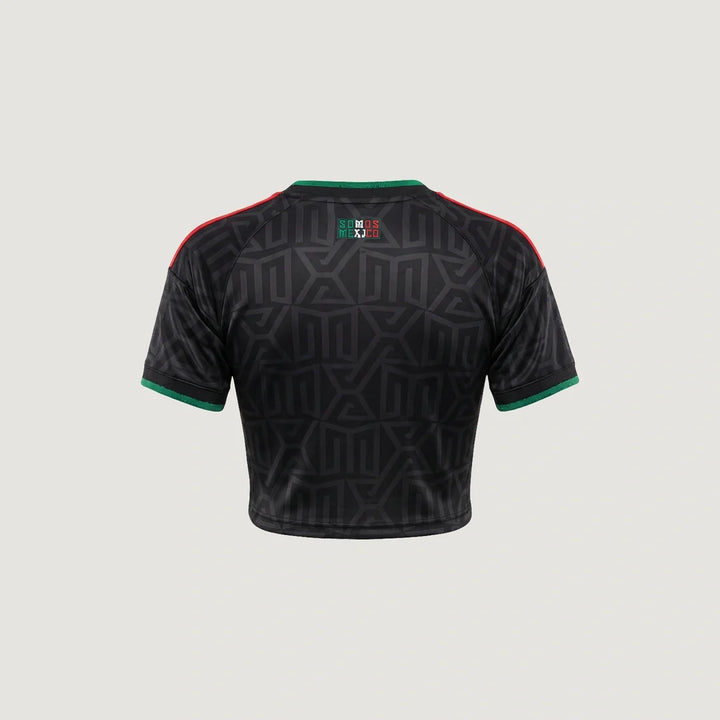 Mexique – Crop Top Third 2026 – Noir, Vert, Rouge