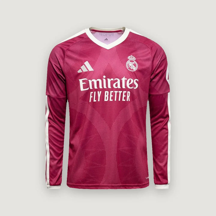 Real Madrid – Maillot Third Manches Longues 2026/27 – Rose Framboise